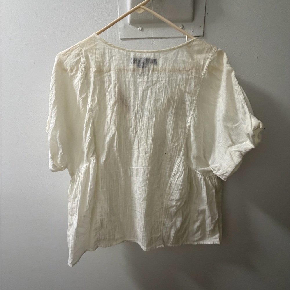 Calvin Klein Jeans Embroidered Boho Blouse – Size S/P - Picture 4 of 4